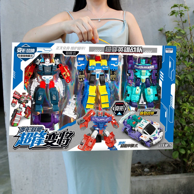 Transformer, robot, transport, tank, toy for boys for kindergarten, gift box, training, Birthday gift