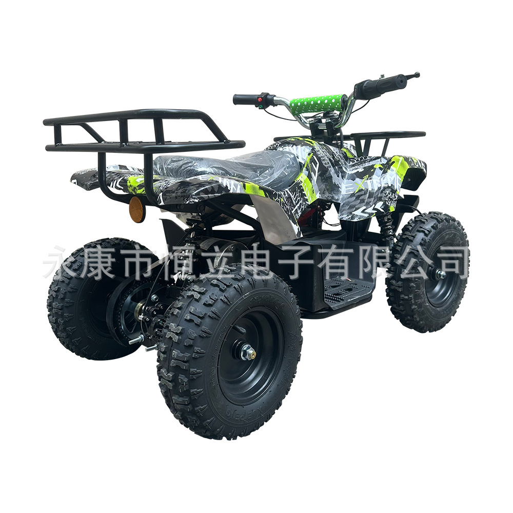 Pequeño dios de guerra a prueba de choques motocicleta eléctrica de cuatro ruedas motocicleta todo terreno motocicleta ATV500w vehículo de playa de montaña