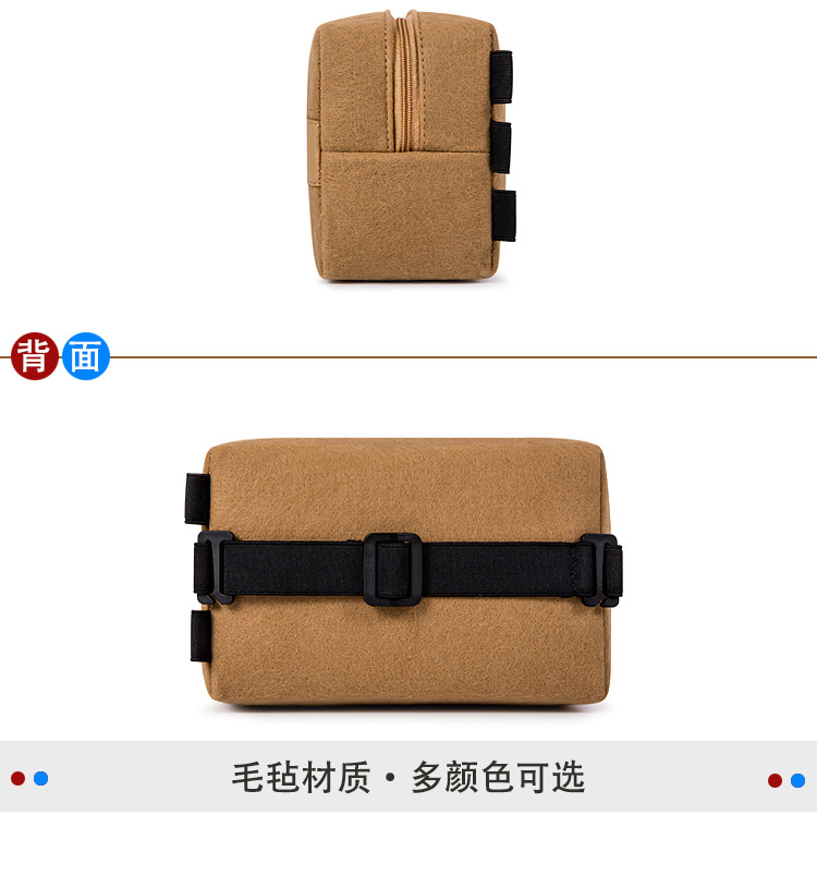 Car Interior Supplies Tissue Box Felt Car Tissue Box Hanging Seat Back Paper Bag High-End Tissue Storage Box