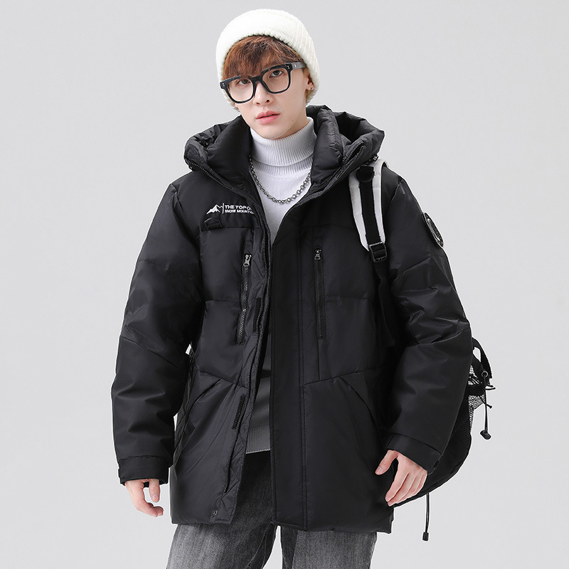 Men's Winter Coat Hooded Down Jacket Thickened Camouflage Parka_voghion.com