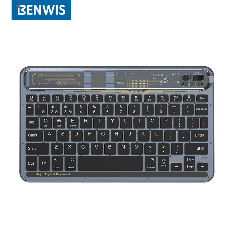 Benwis Is Suitable for Apple, Android, Ipad, Bluetooth Keyboard, Tablet, Laptop, Portable Wireless, Three-Device Connection Benwis Is Suitable for Apple, Android, Ipad, Bluetooth Keyboard, Tablet, Laptop, Portable Wireless, Three-Device Connection