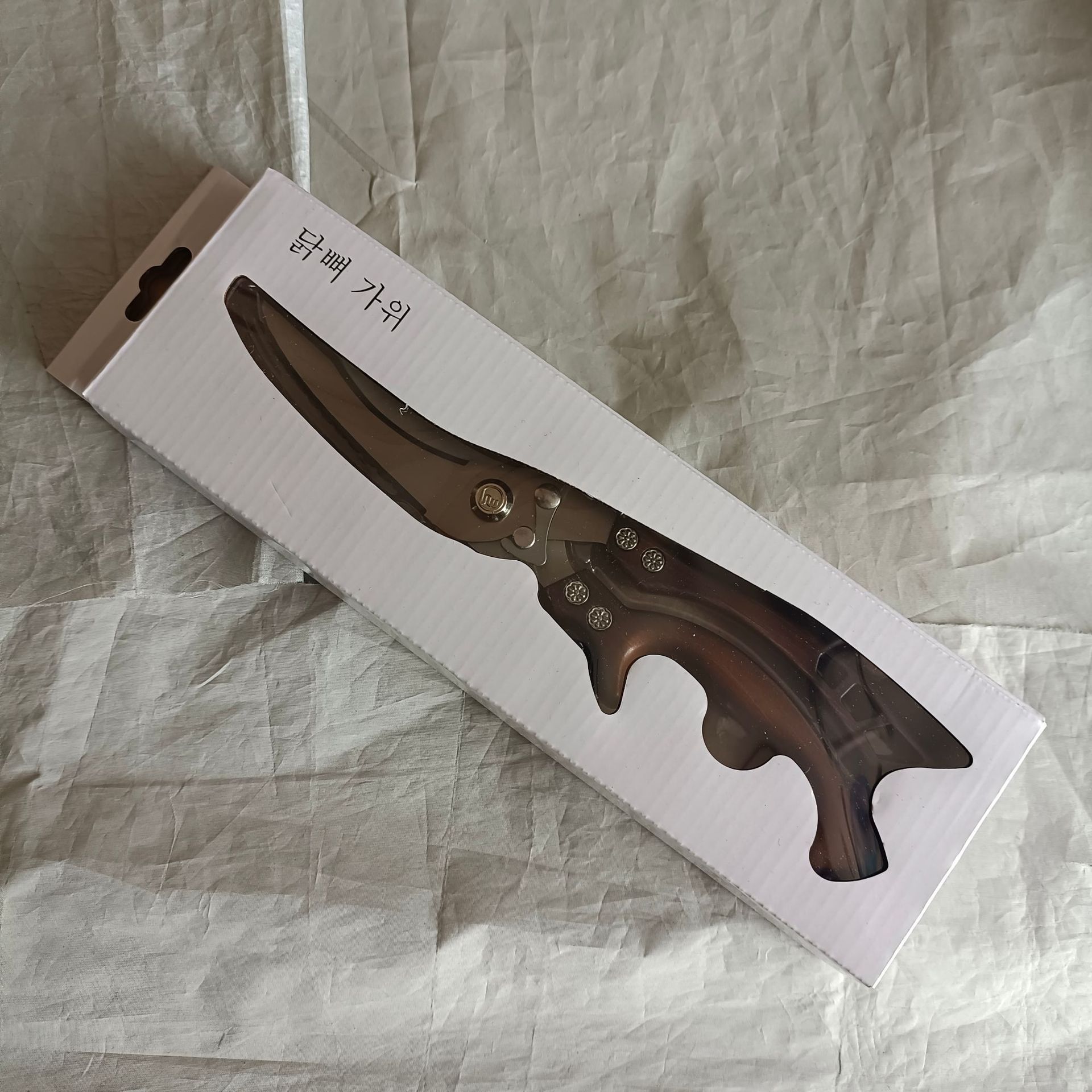 청동 닭뼈가위(흰색 상자)