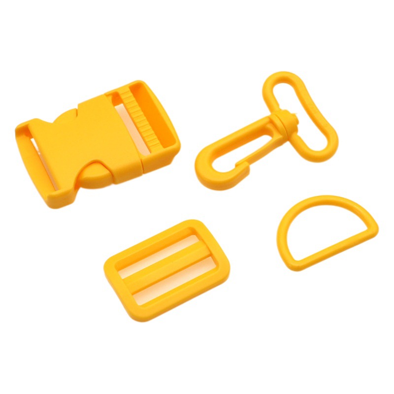 Spot wholesale 32mm plastic three-gear buckle adjustment three-gear buckle POM three-gear buckle plastic day buckle luggage buckle