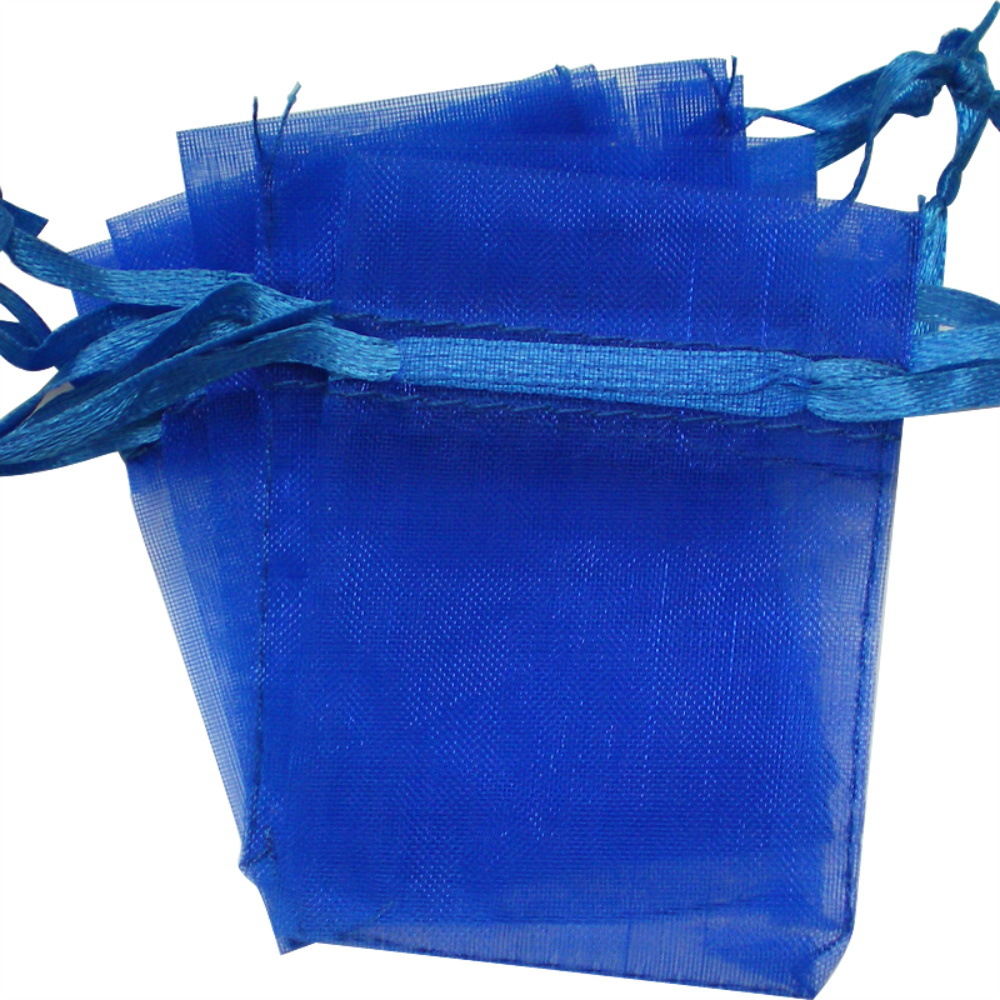 纱袋厂家批发素色欧根纱袋束口礼品袋抽绳饰品首饰包装网纱袋