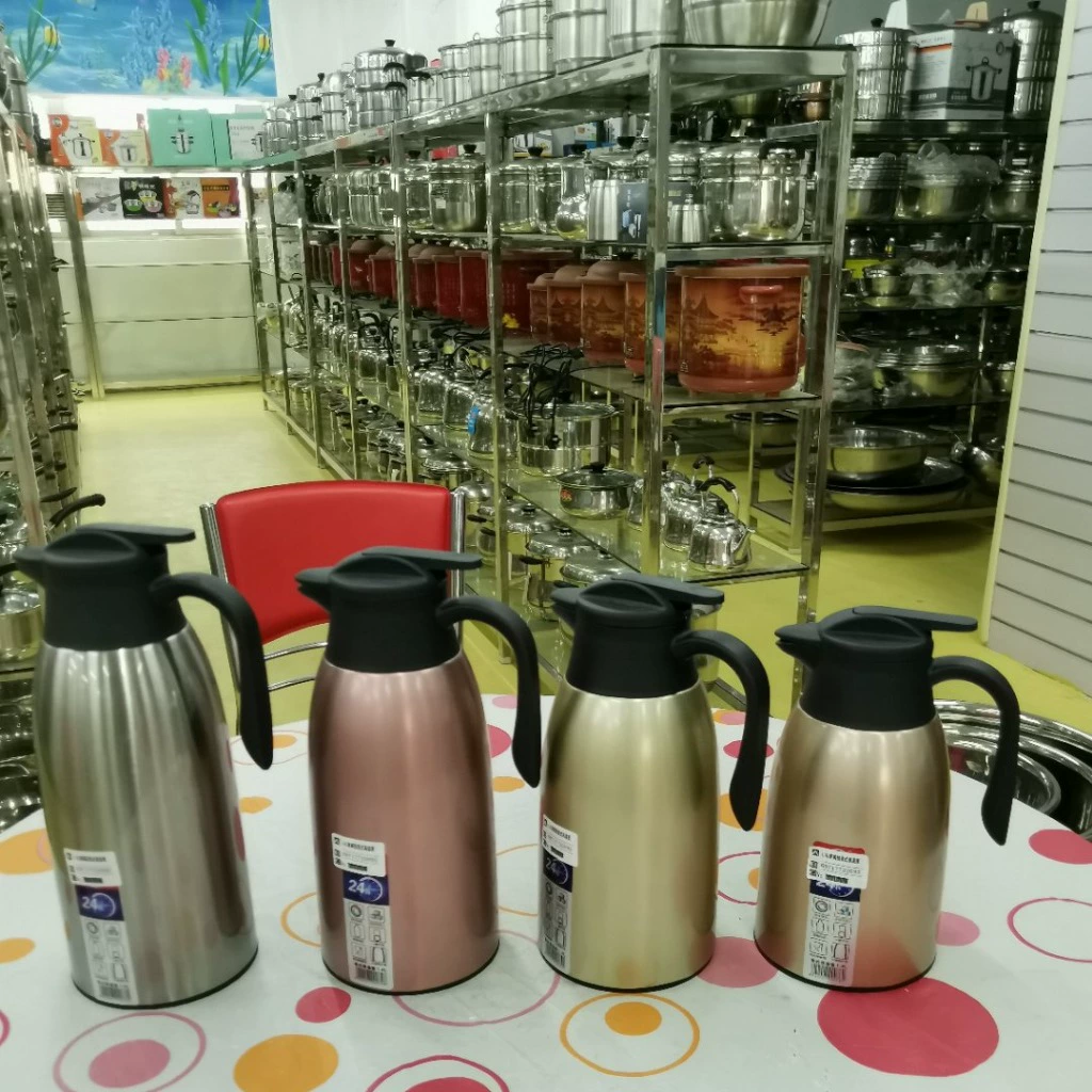 Термогоршок из нержавеющей стали бытовой термос двухслойным утолщенным вкладышем стеклянный термос Европейский кофейник приветственный горшок