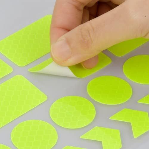 Bicycle Motorcycle Fluorescence Reflective Sticker Safety Label_voghion.com