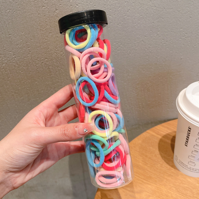 2025 nuevo estilo simple y versátil banda para el cabello sin costuras diadema duradera y de alta elasticidad que no daña el cabello coleta gruesa cuerda para el cabello sombreros