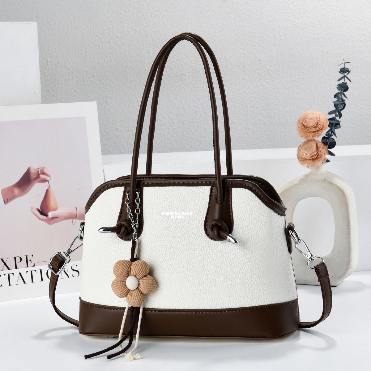 Colgante de muñecas de color, bolso de mano, bolso de hombro diario, bolso de moda, bolso de mano