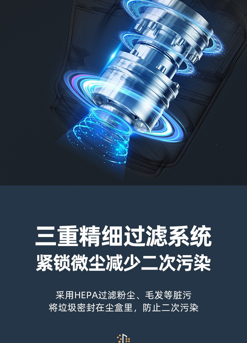 Cross-Border New Model Car Vacuum Cleaner, Handheld, Small, Household, High Suction Power, Rechargeable, Portable, Wireless, High-Power Dust Removal