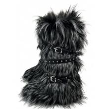 N 18813 Y2K Lace-Up Fur Snow Boots ����Ƥ���۳�ѥ ����