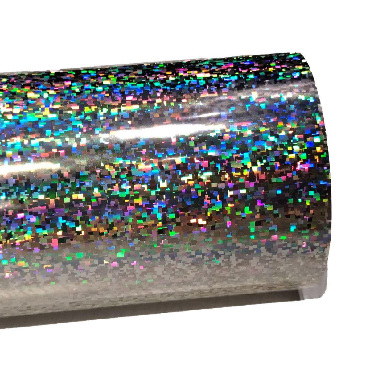 PET银色马赛克镭射全转转移膜装饰材料金属刻字膜鞋材辅料