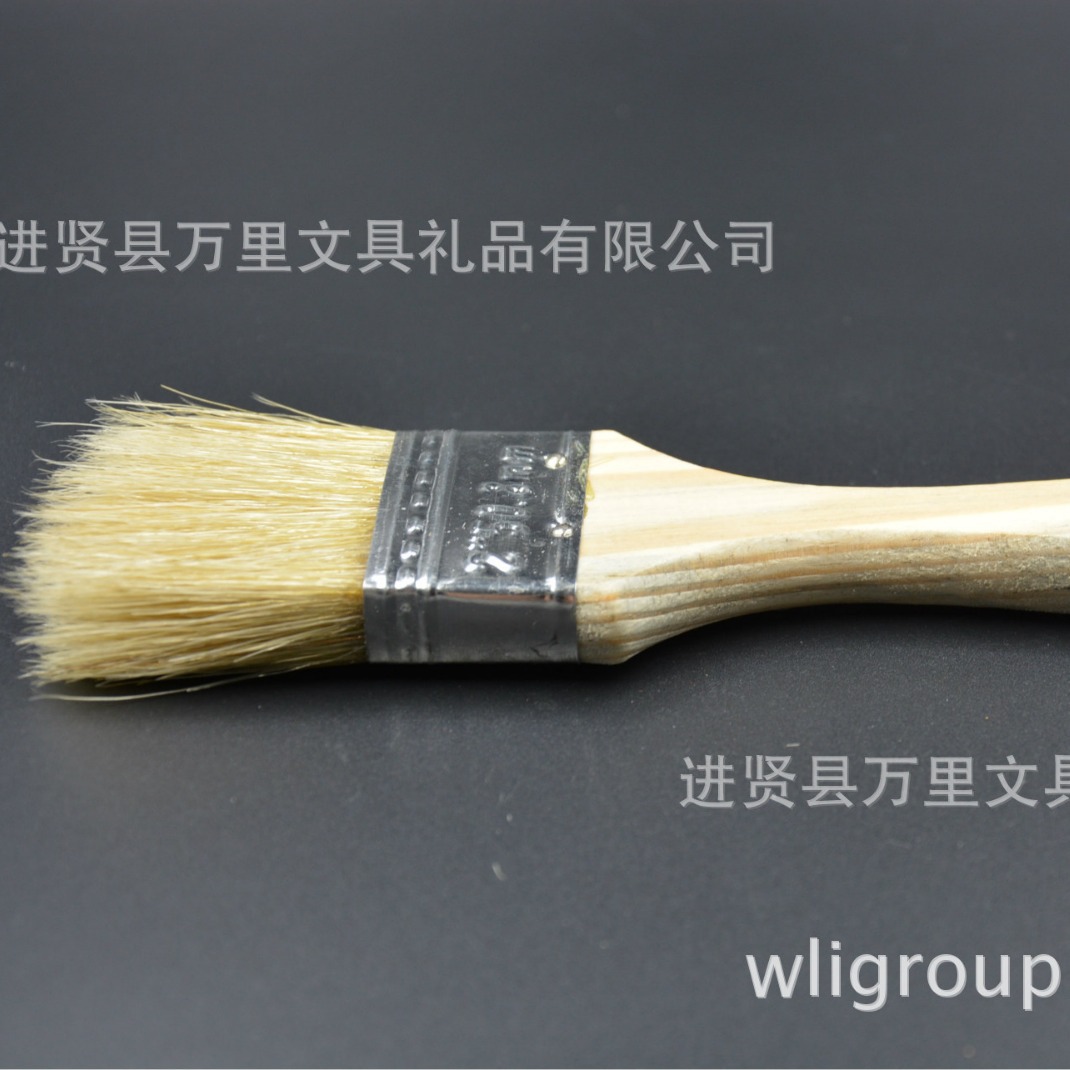 万里集团尼龙毛刷 尼龙板刷 2.5寸猪鬃板油漆刷 羊毛刷 各类材质