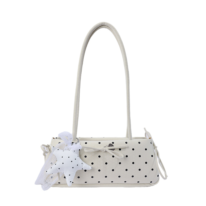 Bolso debajo de la axila para mujeres 2026 nuevo nicho de verano Zhongzhong punto de hombro bolso de mano cotidiano sensación de bolso image 11