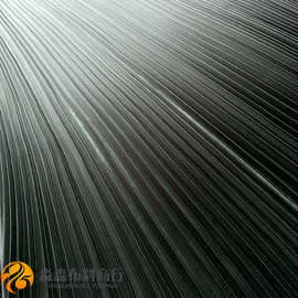 玄黑灰渐变色压皱折风琴褶布料 中国风汉服柔软裙子手工DIY面料