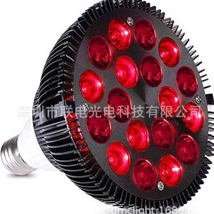 Cross-Border Led Therapy Lamp 54W 660Nm 850Nm Near-Infrared Therapy Lamp Infrared Par38 Beauty Lamp Tanning Lamp