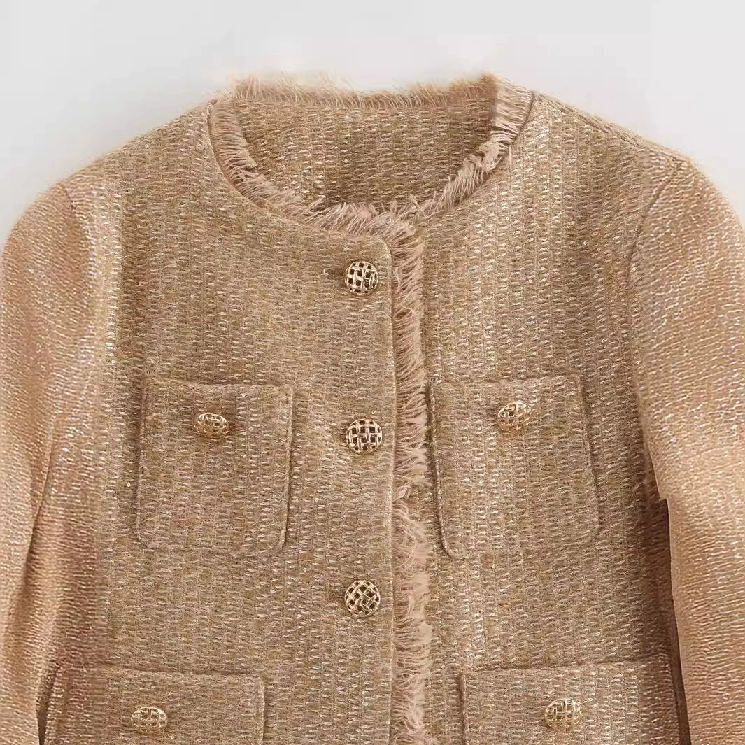 Летняя куртка, европейский стиль, три цвета, стиль Chanel