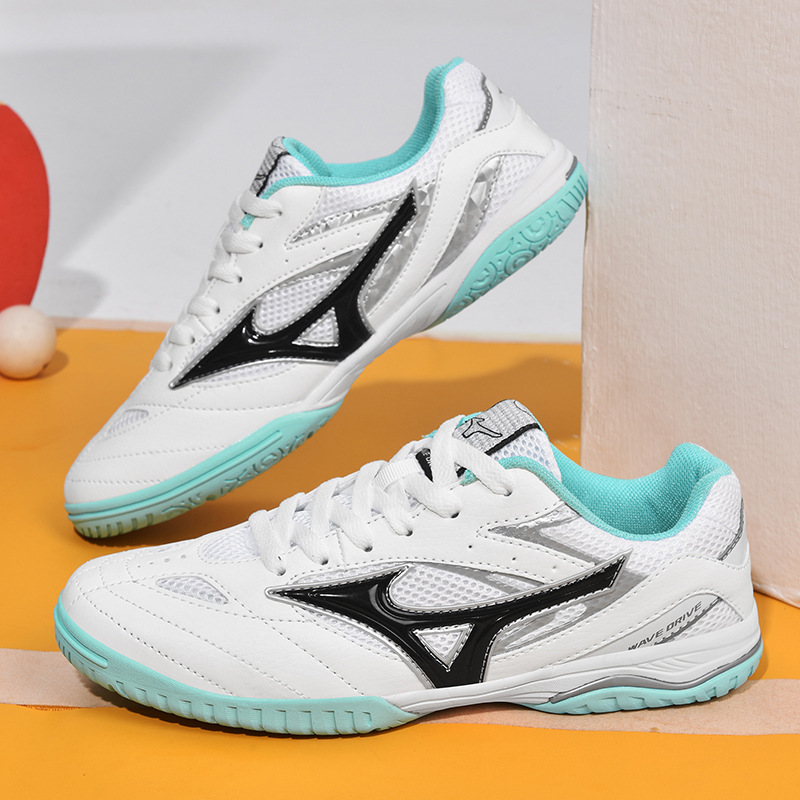 Nuevos zapatos de bádminton transfronterizos juveniles ligeros cómodos de moda zapatos de tenis antideslizantes zapatos de tenis de mesa