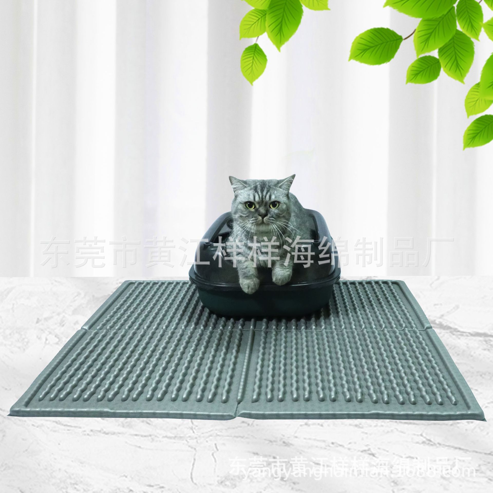 반점 고양이 쓰레기 패드 안티 스플래시 고양이 쓰레기 상자 동물 패턴 모래 제어 패드 단층 필터 모래 누출 패드 애완 동물 고양이 패드