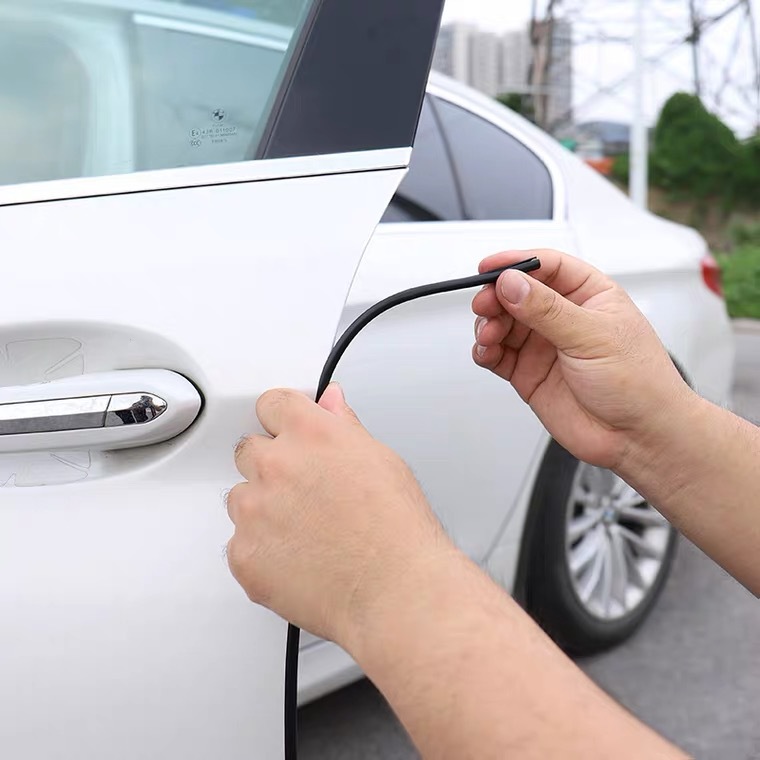 Coche anti-colisión tira puerta del coche invisible anti-colisión pegatina anti-arañazos tira de sellado tira de la puerta del coche borde adhesivo tira Tira protectora