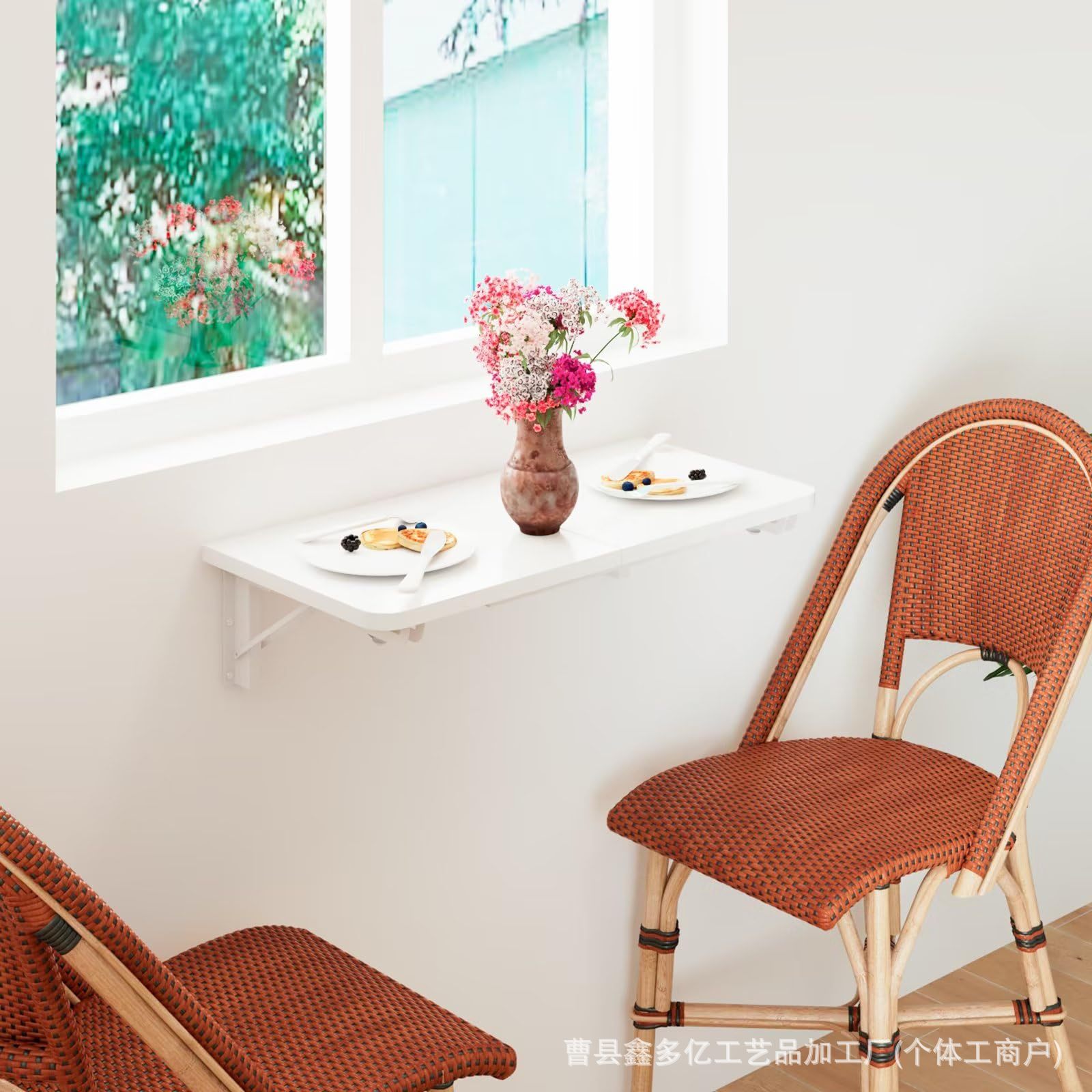 Wooden Iron Wall Hanging Storage Table Foldable Dining Table Windowsill Storage Table Bedside Table Computer Table Cat Climbing Rack Cat Nest