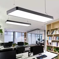 Светодиодные длинные светильники Простые люстры Fangtong Специальный офис Коммерческий супер тренажерный зал Проект интернет-кафе потолочные светильники