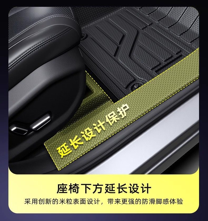 Suitable for Volkswagen Magotan Floor Mat Package Threshold 2015-25 B7 Magotan B8 Floor Mat B9 Original Tpe Car Floor Mat