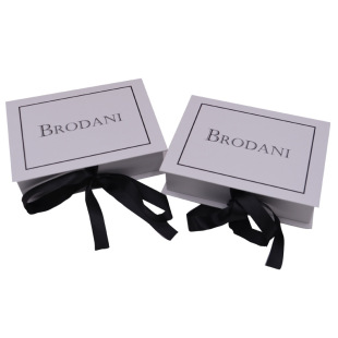 Book-Shaped Box Customized High-End Gift Packaging Box Can Be Logo Hot Stamping and Supports Direct Supply from the Manufacturer with Drawings