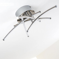 Cross-border Nordic lighting ceiling lamp LED living room bedroom lighting modern minimalist creative five-pronged irregular ceiling lamp