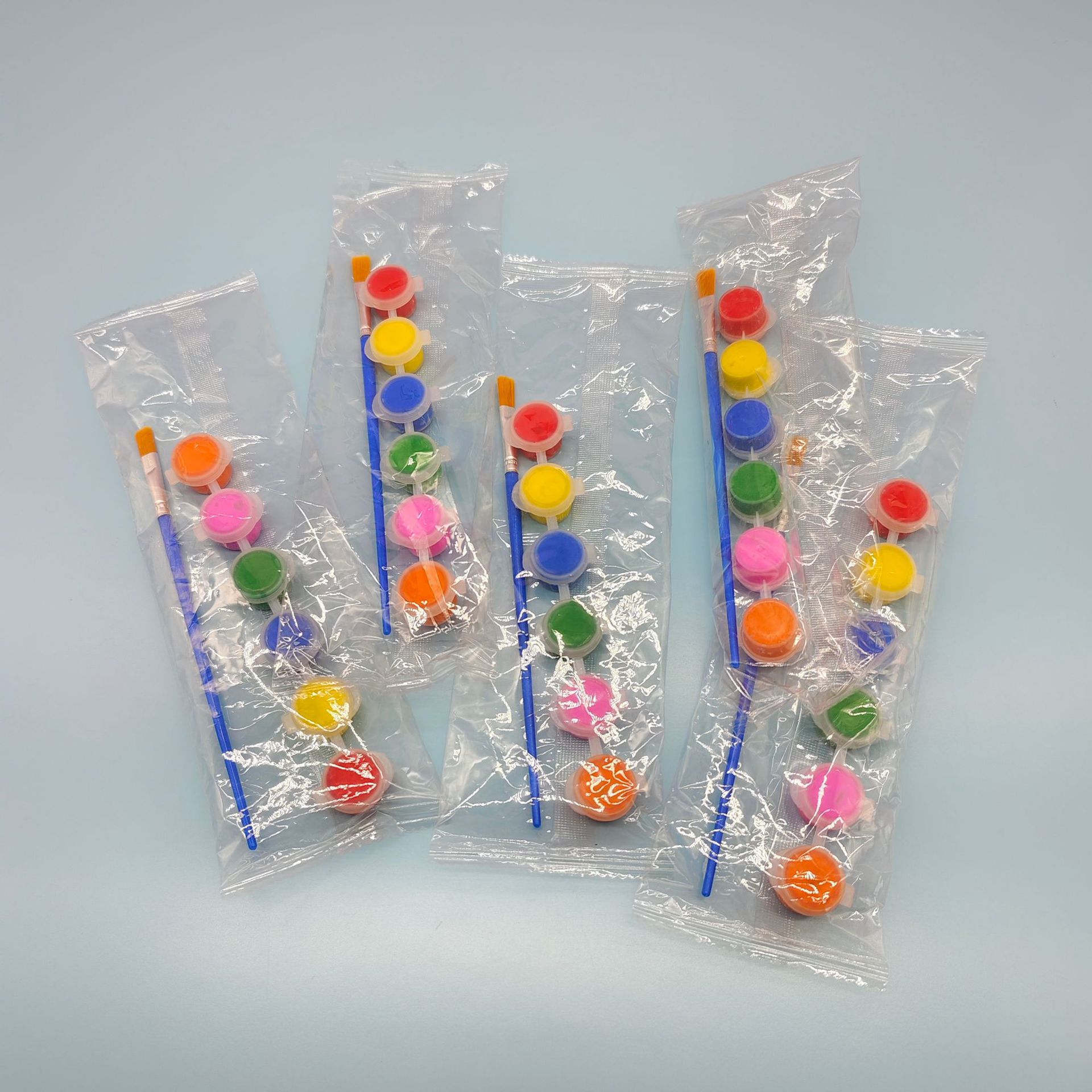 Pintura Acrílica Infantil de 6 Colores Lavable para Niños