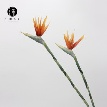 工厂直销 仿真花天堂鸟单支鹤望兰小青鸟假花 家居样板间插花配材