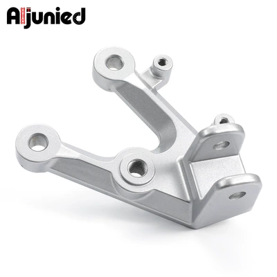 Suitable for Yamaha Yzf R25 R3 Mt03 Mt25 Modified Motorcycle Front Footrest Left and Right Bracket Accessories (Motorcycle pedals) - r25-front-pedal-bracket-left-silver
