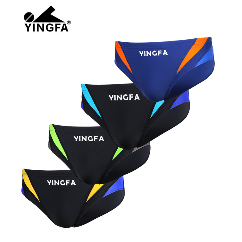 Yingfa Men's Triangle Swimming Trunks Racing Swimsuit Swimming Trunks Adult Professional Training Competition Training Swimwear 9617
