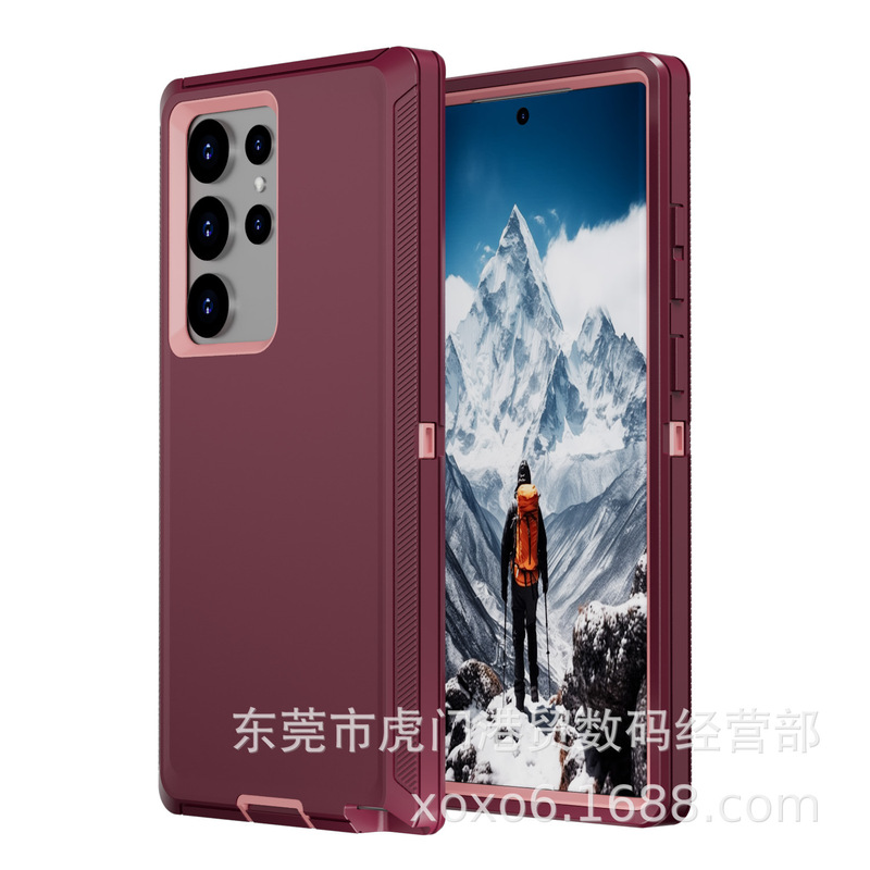 Defender Samsung S23/S23Plus/S23Ultra 3 耐衝撃電話ケース落下防止保護カバーフルパッケージに適しています。|undefined