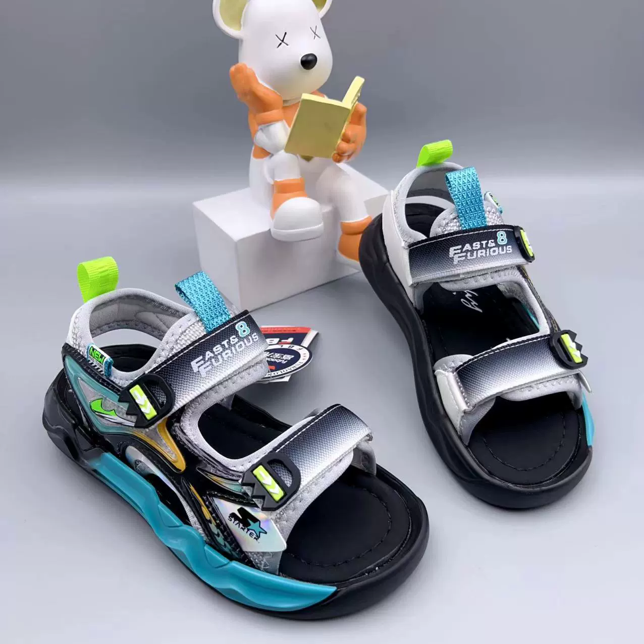 富宝龙 Summer sandals, beach shoes for boys, 2025 years, for adolescents
