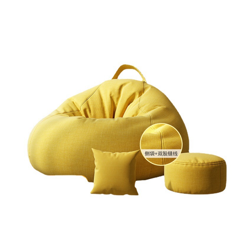 Sofá perezoso bolsas de frijol para una sola persona se puede acostar y dormir colchón balcón creativo dormitorio pequeña silla de ocio tatami