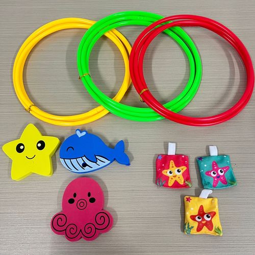 Swimming Pool Ring Swimming Ring Pool Toy Diving Ring Children's Game Underwater Floating Training Ring