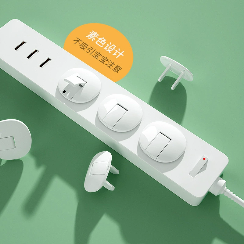 Защитная крышка розетки переключателя китайского/американского стандарта, детская Защитная вилка от поражения электрическим током, крышка платы, 2/3 отверстия