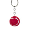 Big tennis pendant with zipper, 3.5cm, Birthday gift, 6 colors