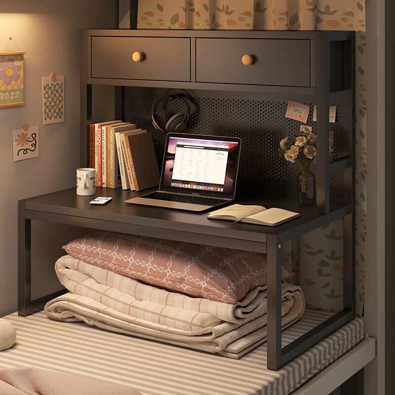 College student dormitory essential item: steel frame table, bay window bed computer desk, desk shelf, bedside shelf for laptop College student dormitory essential item: steel frame table, bay window bed computer desk, desk shelf, bedside shelf for laptop
