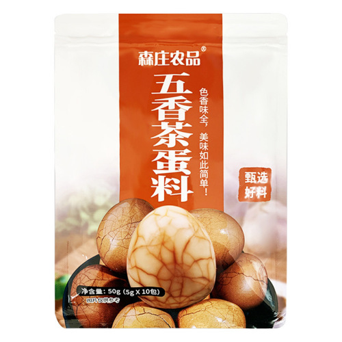 Sen Zhuang Agricultural Products Five-Spice Tea Egg Material 50g Family Brined Egg Secret Recipe Boiled Tea Egg Packet