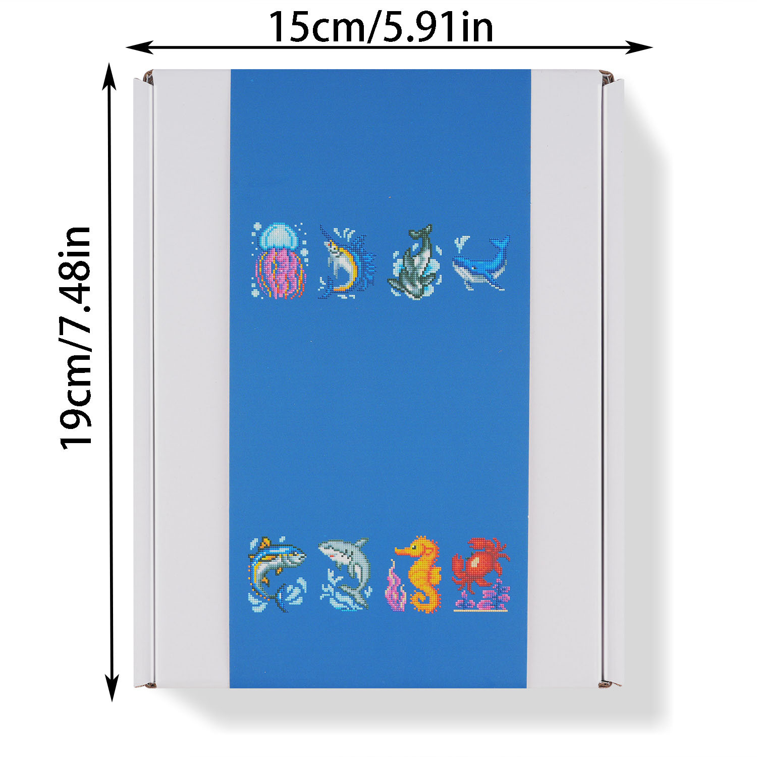 Ventas transfronterizas calientes de 5D Diamante DIY 5 * 7 pulgadas marco de dibujo de dibujos animados de cangrejo marino serie de dibujos animados pintura decorativa