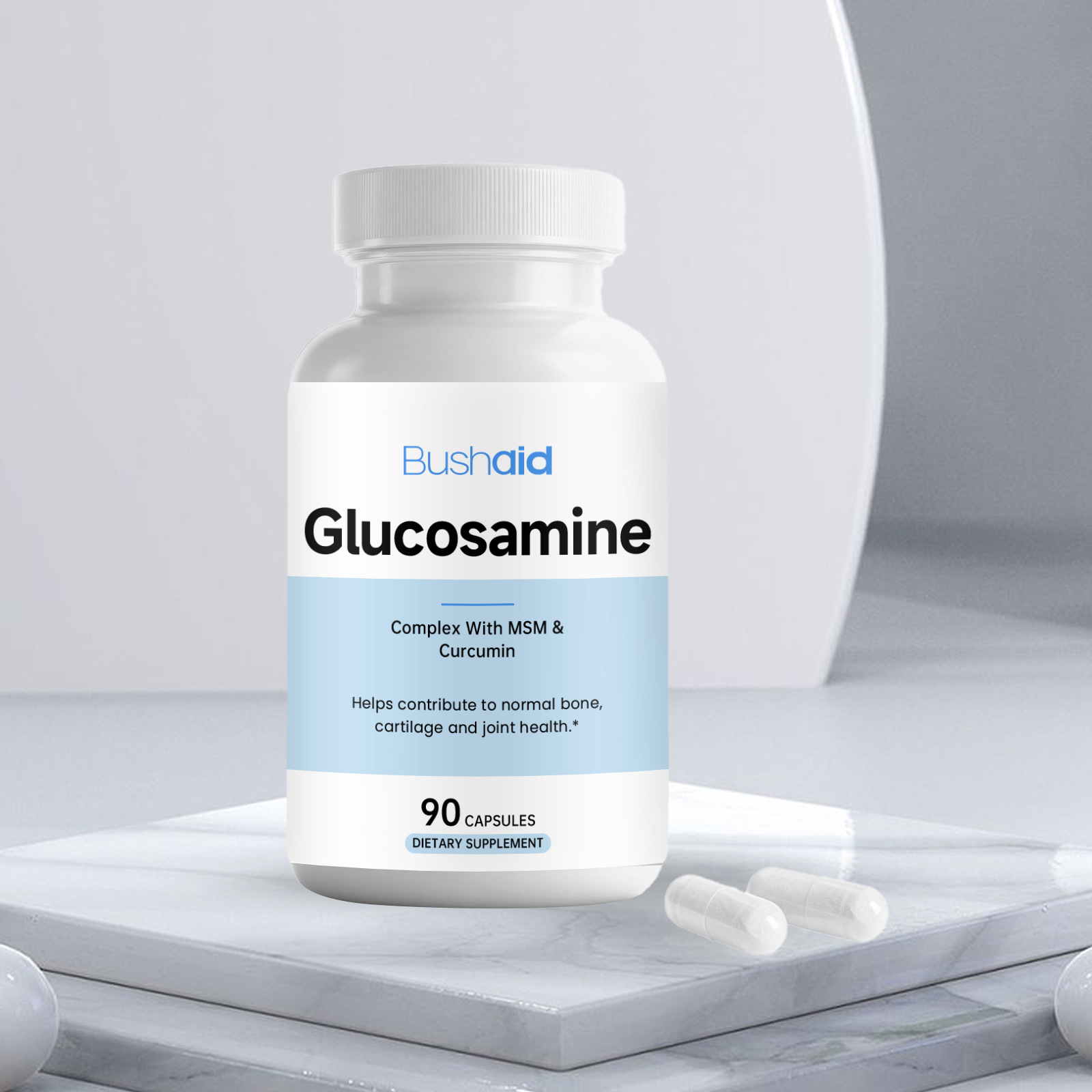 BUSHAID Glucosamine Capsules Support Joint Flexibility