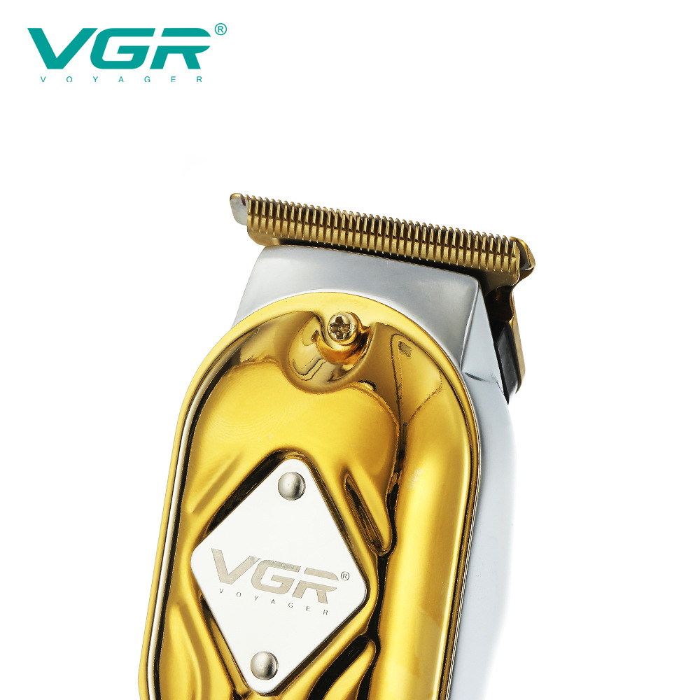 VGR261 Full Metal Electric Hair Cutter with High Power Digital Display and Long Battery Life, Cross-border Salon Oil Hair Trimmer