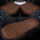 Winter down cotton short plush tie-free small three-piece five-piece car cushion car cushion single piece thermal seat cushion