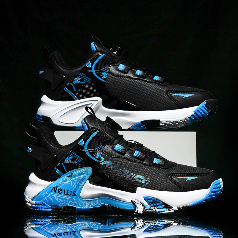 Zapatos deportivos 2024 nuevos ultra-delgados de piel resistente al desgaste, zapatos de moda casuales con suela de goma, zapatos de baloncesto para parejas