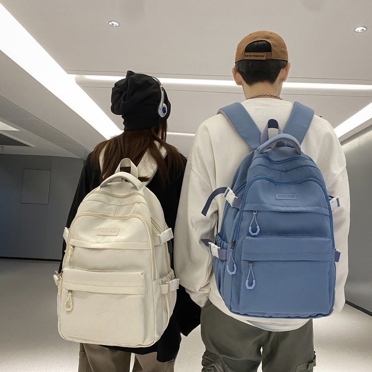 책가방 남자 대학생 2023 새로운 일본 간단한 여자 고등학교 학생 중학교 학생 대용량 배낭