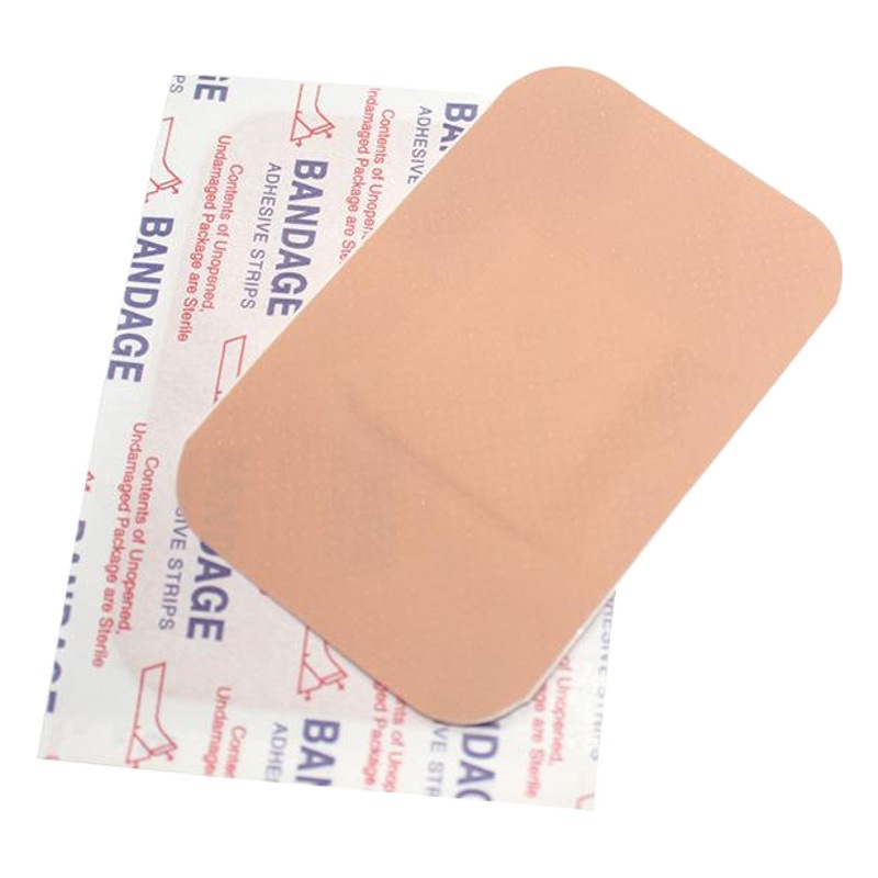 Grande en forma de PE impermeable banda de ayuda cuadrado 70*50mm de gran tamaño elástico apósito pegatina botiquín de primeros auxilios Accesorios