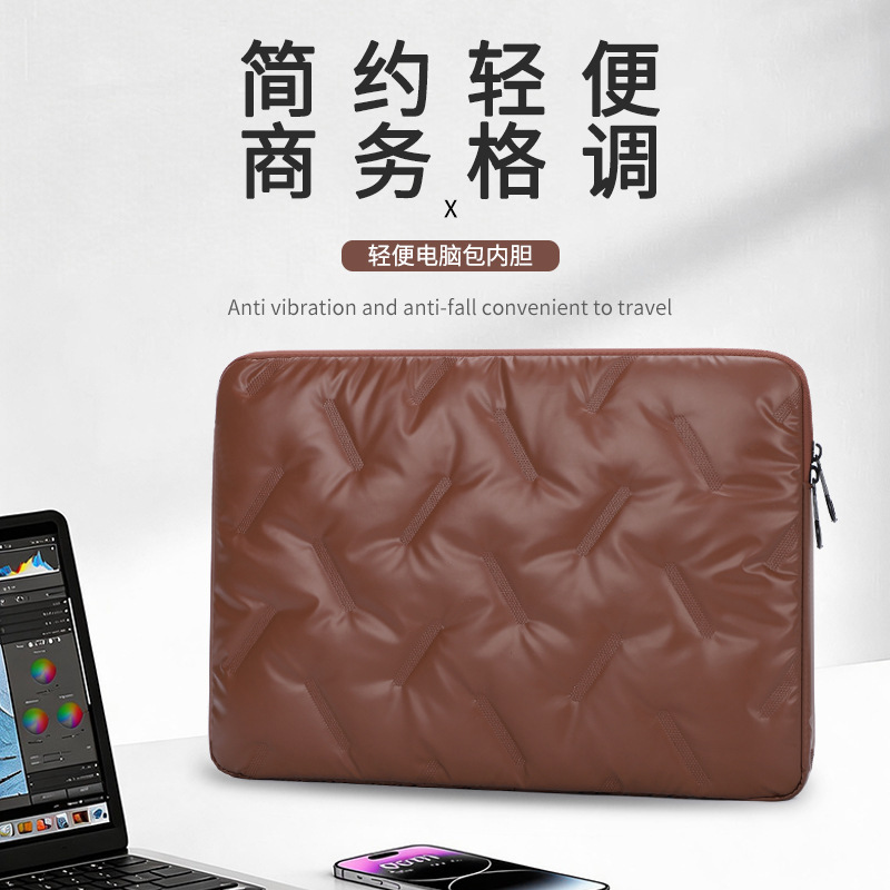 Customized Laptop Sleeve Bag for Women with Printed Logo, Business Bag, Splash-Proof and Shock-Proof, 15.6inch Computer Bag Protective Cover Customized Laptop Sleeve Bag for Women with Printed Logo, Business Bag, Splash-Proof and Shock-Proof, 15.6inch Computer Bag Protective Cover