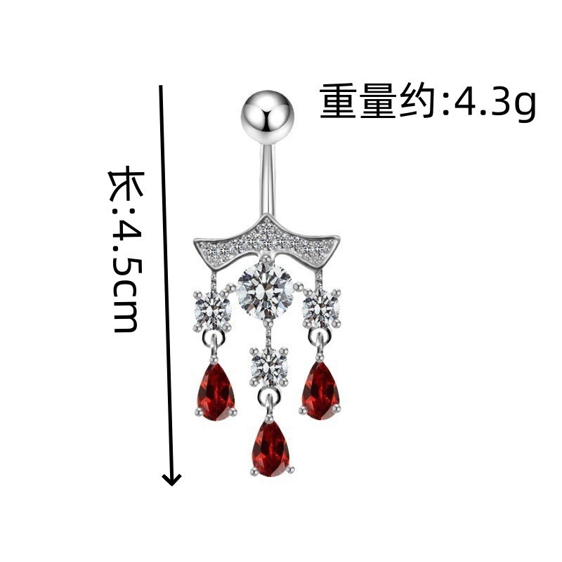 Pointed titanium steel lip stud product view