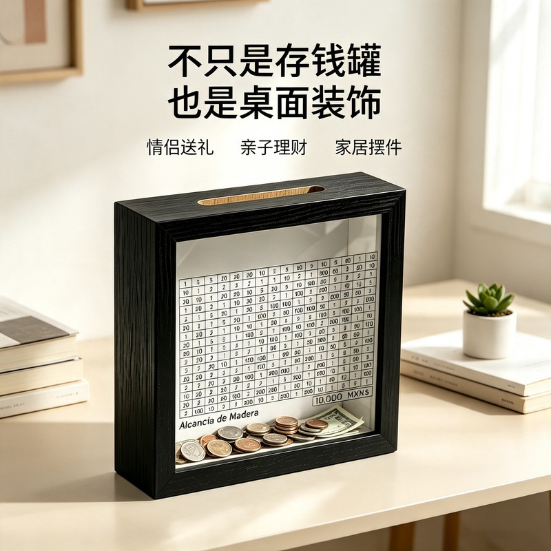 Customized time fragment photo frame, same style as on Xiaohongshu, money box, display and storage frame, ticket stub display stand Customized time fragment photo frame, same style as on Xiaohongshu, money box, display and storage frame, ticket stub display stand